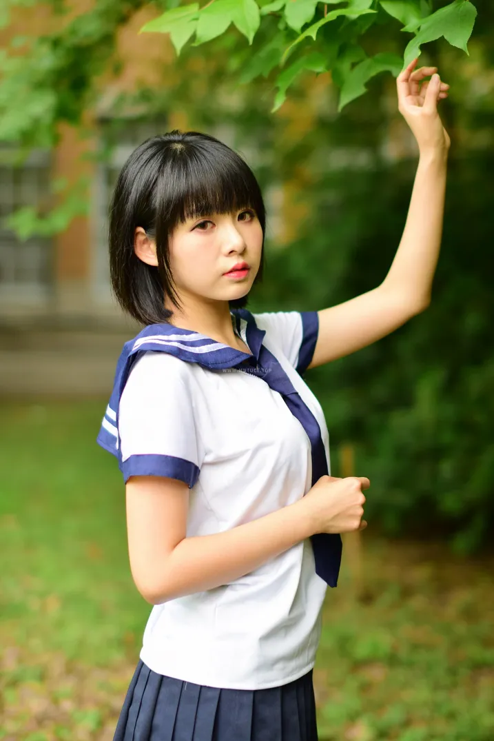 [Mzsock] NO.171 Hailin student uniform street photography#[73P]-50