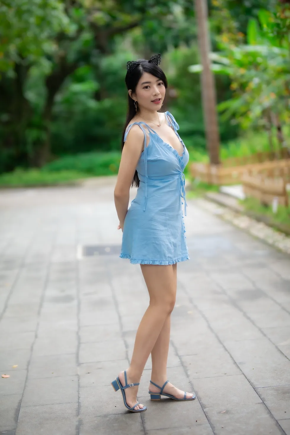 [Mzsock] NO.170 Xiangqin suspender dress with high heels and beautiful legs street photography#[48P]-42